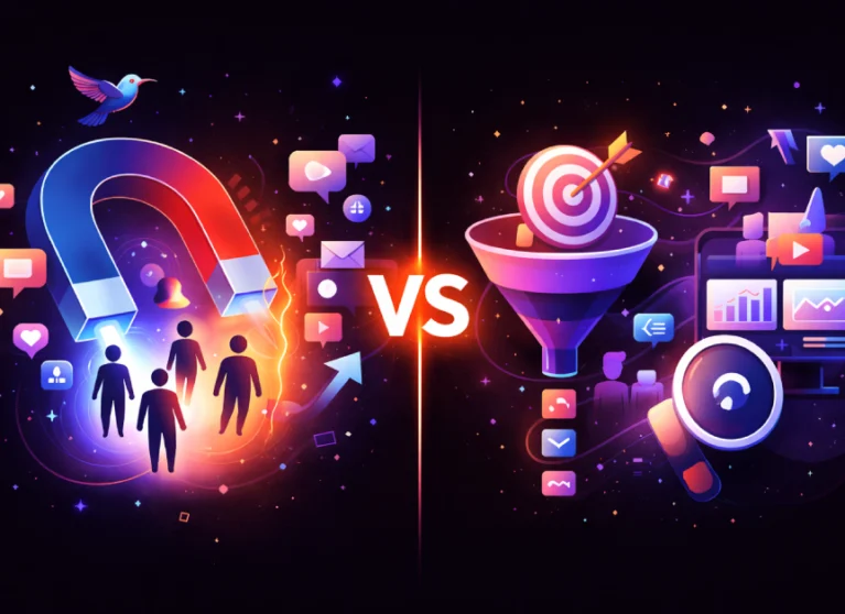 Inbound vs Outbound Marketing: entenda a diferença fundamental entre as duas estratégias, suas vantagens, e como criar uma abordagem híbrida para maximizar resultados.